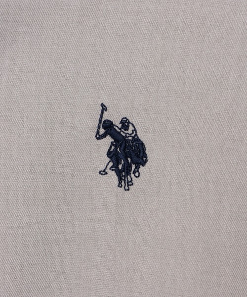 U.S. POLO ASSN.(ユーエスポロアッスン)の「【U.S. POLO ASSN.】ポリトロピカル オープンカラー ショートスリーブ シャツ(シャツ/ブラウス・メンズ・グレー/ブラック/ブルーグレー・M/L)」の7枚目の写真