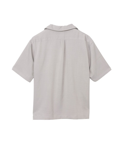 U.S. POLO ASSN.(ユーエスポロアッスン)の「【U.S. POLO ASSN.】ポリトロピカル オープンカラー ショートスリーブ シャツ(シャツ/ブラウス・メンズ・グレー/ブラック/ブルーグレー・M/L)」の5枚目の写真