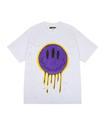 HAND WORK RAIN SMILE T-SHIRTS_WH