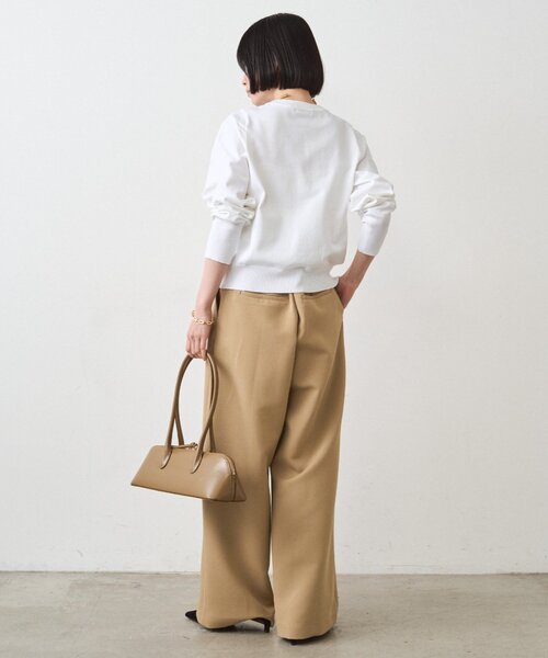 LOUNGEDRESS（ラウンジドレス）の「コンパクトカーデ（カーディガン/ボレロ・レディース・グリーン/ネイビー/ダークブルー/オフホワイト・FREE）」の5枚目の写真