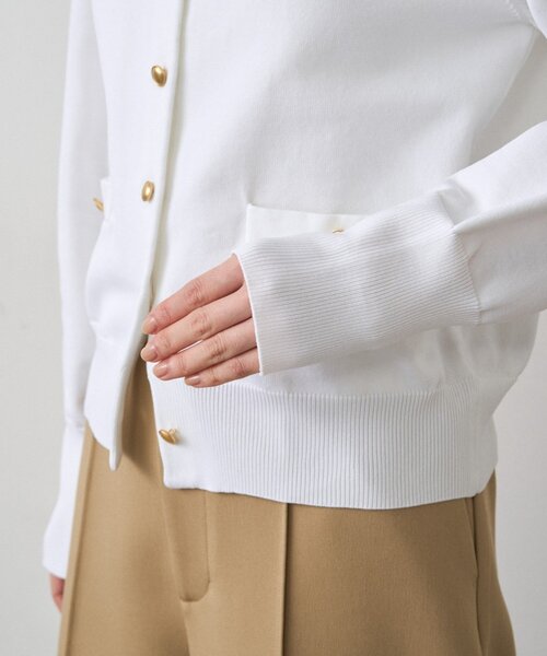 LOUNGEDRESS（ラウンジドレス）の「コンパクトカーデ（カーディガン/ボレロ・レディース・グリーン/ネイビー/ダークブルー/オフホワイト・FREE）」の15枚目の写真