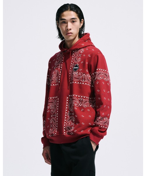 Bristol バンダナ柄 フード付きパーカー BANDANA SWEAT HOODIE（パーカー）｜F.C.Real Bristol（エフシーレアル