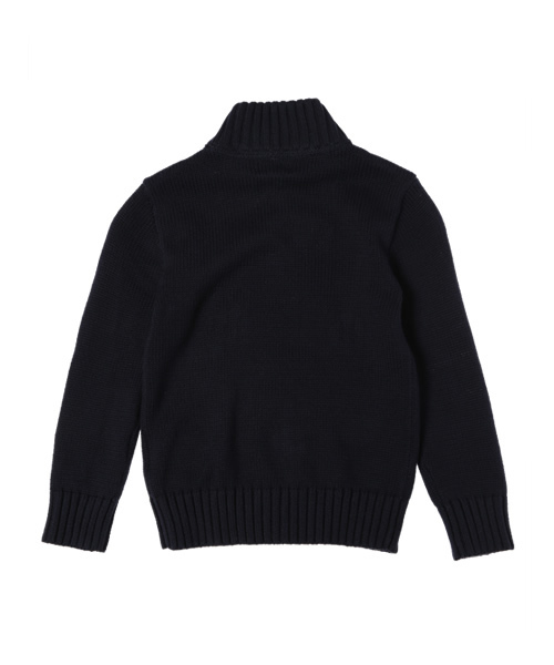 POLO RALPH LAUREN CHILDRENSWEAR(ポロ ラルフ ローレン チルドレンズウェア)の「コットン ハーフジップ セーター(ニット/セーター・キッズ・ネイビー/レッド・7/6)」の3枚目の写真