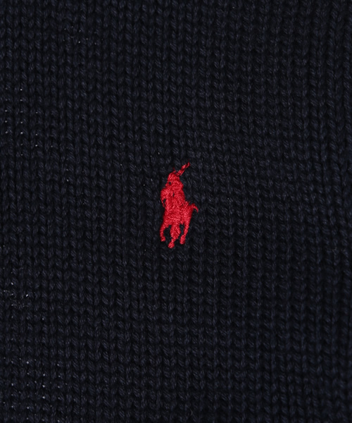 POLO RALPH LAUREN CHILDRENSWEAR(ポロ ラルフ ローレン チルドレンズウェア)の「コットン ハーフジップ セーター(ニット/セーター・キッズ・ネイビー/レッド・7/6)」の7枚目の写真