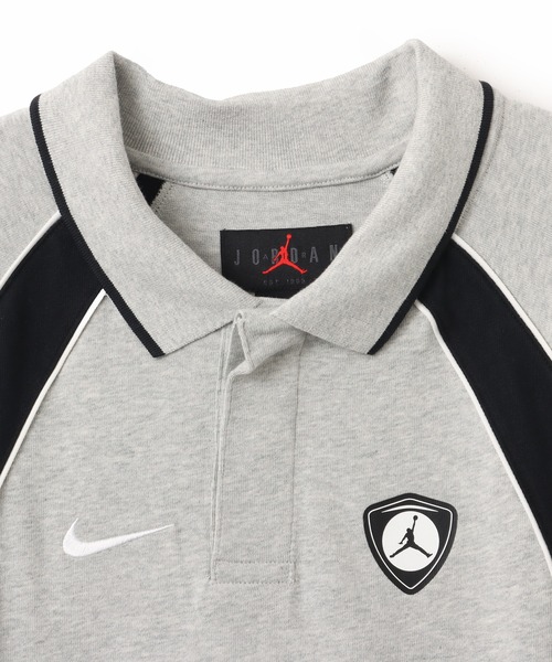 JORDAN BRAND(ジョーダンブランド)の「JORDAN BRAND M J FLT LS POLO JRSY / ジョーダン ブランド FLT L/S ポロ ジャージ / NIKE【SP】(ポロシャツ・メンズ・ブラック/グレー・M/S/XXL/XL/L)」の10枚目の写真