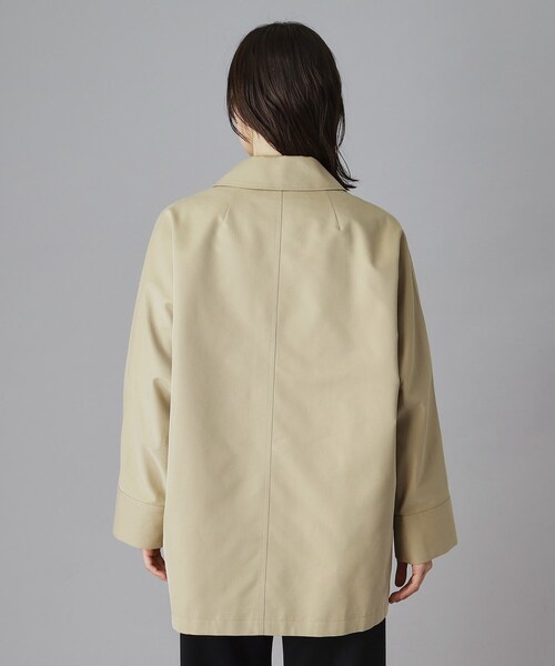 TICCA（ティッカ）の「TICCA（ティッカ）ショートテントトレンチコート（トレンチコート・レディース・ネイビー/ベージュ・00）」の5枚目の写真