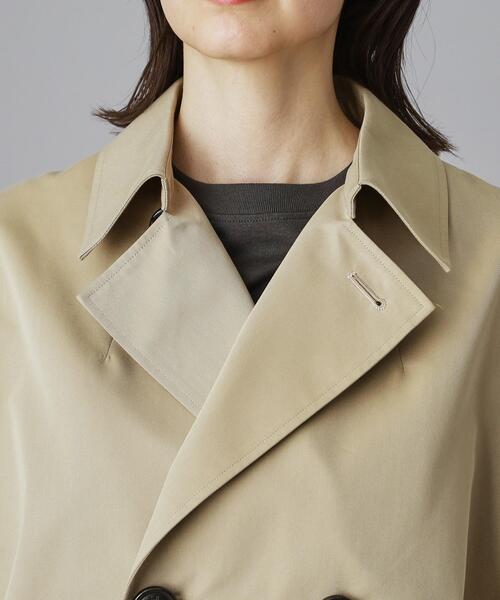TICCA（ティッカ）の「TICCA（ティッカ）ショートテントトレンチコート（トレンチコート・レディース・ネイビー/ベージュ・00）」の6枚目の写真