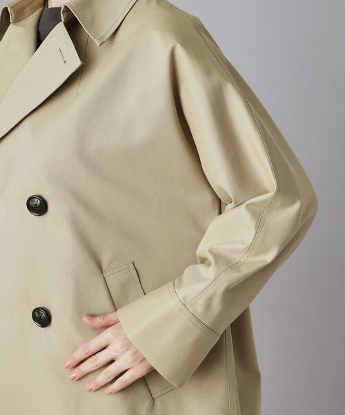 TICCA（ティッカ）の「TICCA（ティッカ）ショートテントトレンチコート（トレンチコート・レディース・ネイビー/ベージュ・00）」の7枚目の写真