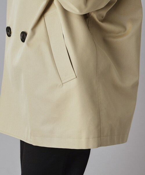 TICCA（ティッカ）の「TICCA（ティッカ）ショートテントトレンチコート（トレンチコート・レディース・ネイビー/ベージュ・00）」の10枚目の写真