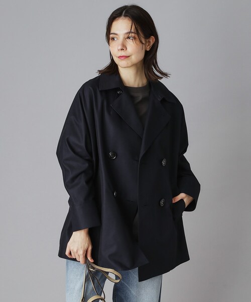 TICCA（ティッカ）の「TICCA（ティッカ）ショートテントトレンチコート（トレンチコート・レディース・ネイビー/ベージュ・00）」の15枚目の写真