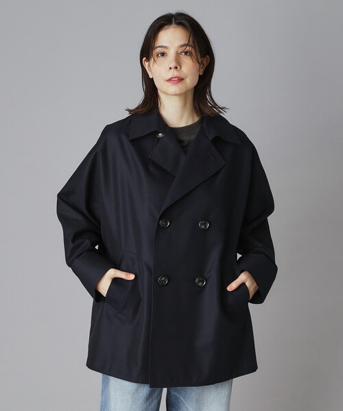 TICCA（ティッカ）の「TICCA（ティッカ）ショートテントトレンチコート（トレンチコート・レディース・ネイビー/ベージュ・00）」の16枚目の写真