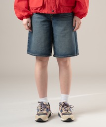 オーバーサイズ ハーフデニムパンツ TINA：JOJUN（デニムパンツ