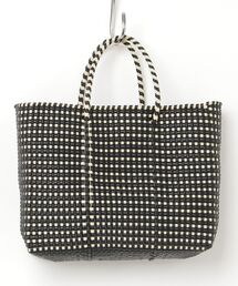 MAISON mou（メゾンムー）の「【Moon Bird/ムーンバード】手編みのメルカドバッグ（S）MBST25-07（かごバッグ）」