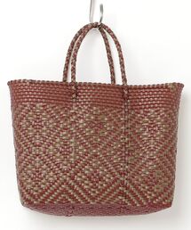 MAISON mou（メゾンムー）の「【Moon Bird/ムーンバード】手編みのメルカドバッグ（S）MBST25-07（かごバッグ）」