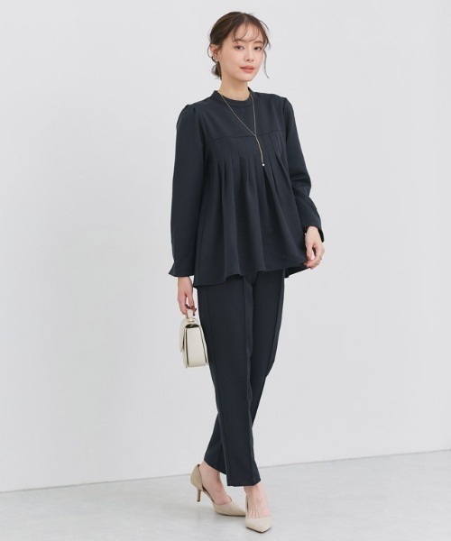 セール】タックプリーツフレアセットアップ（スーツセット）｜Pierrot