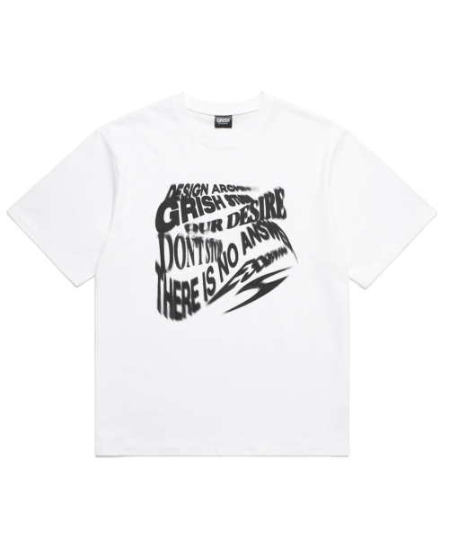 GRISH(グリッシュ)の「ストームブラー ロゴ Tシャツ ホワイト(Tシャツ/カットソー・メンズ・その他・SMALL/MEDIUM/LARGE/X-LARGE)」の1枚目の写真