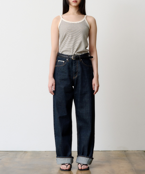 DENMADE(デンメイド)の「(WOMEN) DEN0901 Selvedge Extra Wide Fit (Deep Indigo)(デニムパンツ・レディース・その他・S/M/XS)」の2枚目の写真