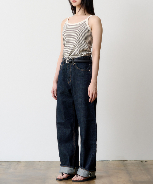 DENMADE(デンメイド)の「(WOMEN) DEN0901 Selvedge Extra Wide Fit (Deep Indigo)(デニムパンツ・レディース・その他・S/M/XS)」の3枚目の写真