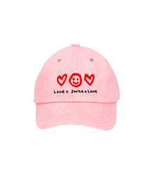 OURPOCKETS（アワーポケッツ）の「トンプソンビレッジラブ&times;スマイルボールキャップ（ライトピンク）（キャップ）」