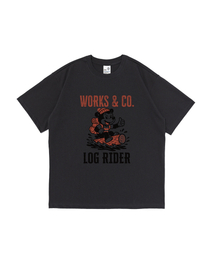 エクストリームアンドキャンプ 半袖Tシャツ (チャコール)