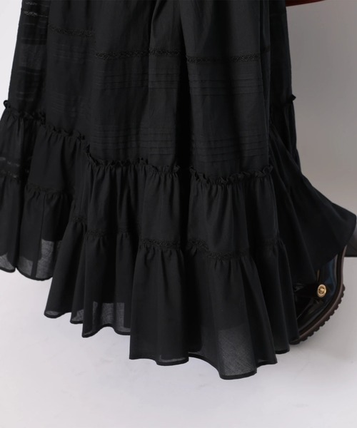 JUSGLITTY(ジャスグリッティー)の「ポイントレースティアードスカート(スカート・レディース・ホワイト/ブラック・0/1/2)」の22枚目の写真