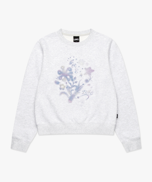 LMCの「WM BLURRING FLOWER SWEATSHIRT light heather gray(スウェット・レディース・その他・S/M)」の3枚目の写真