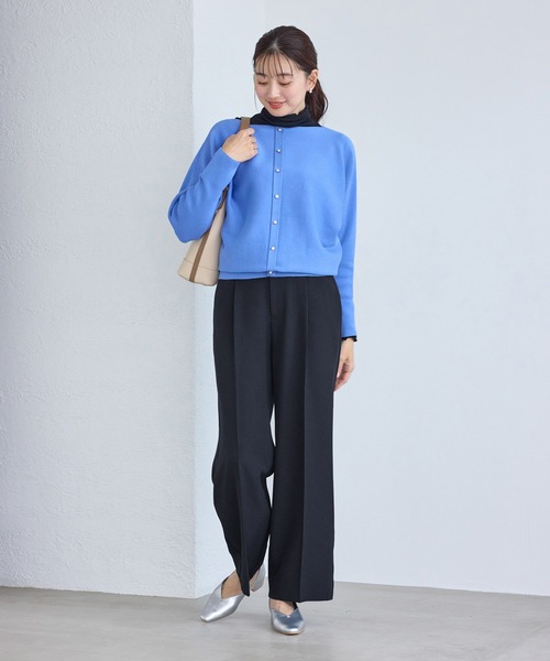 ROPE' PICNIC(ロペピクニック)の「クリアツイルワイドパンツ/セレモニー・セットアップ対応(その他パンツ・レディース・グレー/ベージュ系その他2/グリーン系その他/ネイビー・S/M/L)」の15枚目の写真