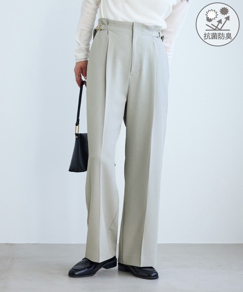 セール】クリアツイルワイドパンツ/セレモニー・セットアップ対応