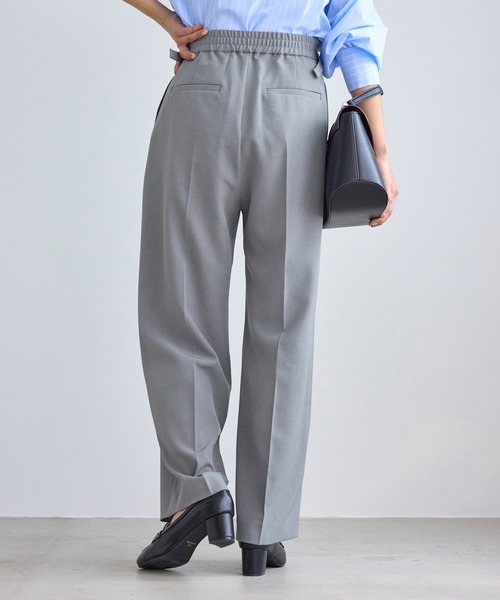 ROPE' PICNIC(ロペピクニック)の「クリアツイルワイドパンツ/セレモニー・セットアップ対応(その他パンツ・レディース・グレー/ベージュ系その他2/グリーン系その他/ネイビー・S/M/L)」の10枚目の写真