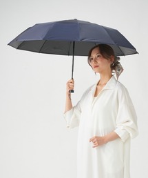 estaa（エスタ）の「遮光100％ 耐風 超軽量 晴雨兼用 折りたたみ日傘 "タフワイドリブ 12本骨" マジカルテックプロテクション（折りたたみ傘）」