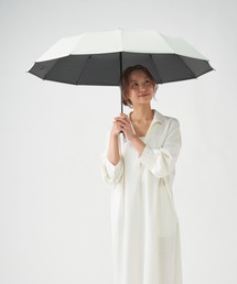 estaa（エスタ）の「遮光100％ 耐風 超軽量 晴雨兼用 折りたたみ日傘 "タフワイドリブ 12本骨" マジカルテックプロテクション（折りたたみ傘）」