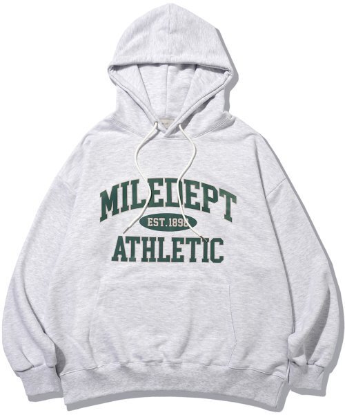 MILE DEPT SWEAT HOODIE [OATMEAL]