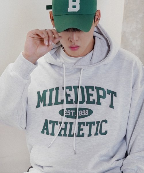 THE MILE（ザマイル）の「MILE DEPT SWEAT HOODIE [OATMEAL]（パーカー・メンズ・その他・L/S/XL/M）」の3枚目の写真