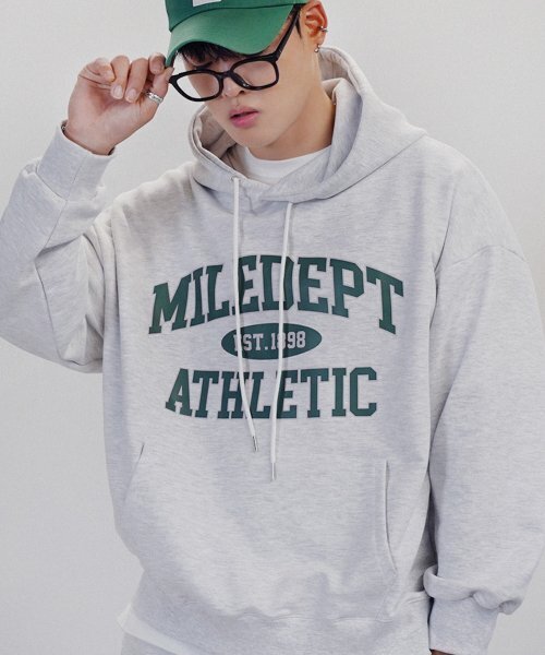 THE MILE（ザマイル）の「MILE DEPT SWEAT HOODIE [OATMEAL]（パーカー・メンズ・その他・L/S/XL/M）」の5枚目の写真