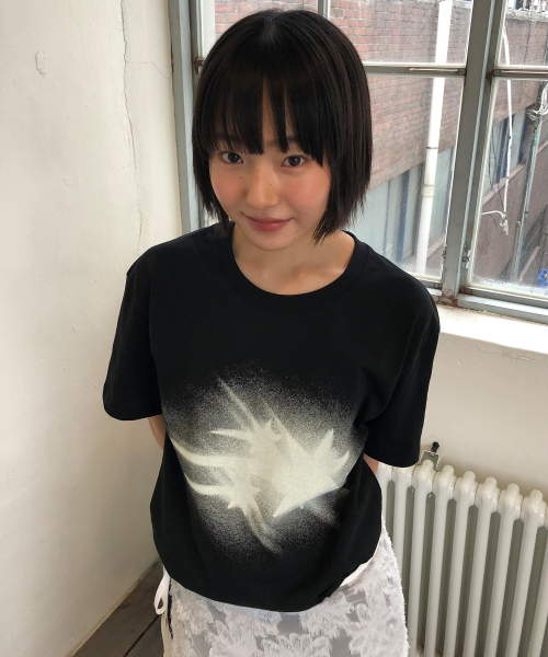 NICE GHOST CLUB(ナイスゴーストクラブ)の「MOVING SYMBOL TEE_BLACK(NG2EMUT522A)(Tシャツ/カットソー・レディース・ブラック・S/M/L)」の7枚目の写真