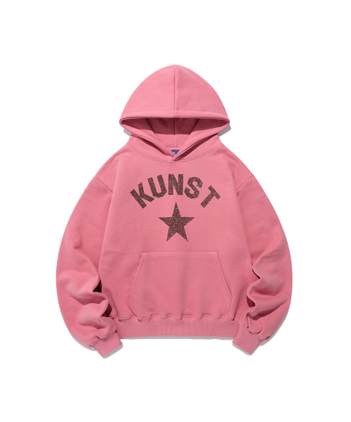 ISTKUNST(イストクンスト)の「KUNST HOODIE_PINK(IK2FSMM409A)(パーカー・レディース・ピンク・L/S/M)」の1枚目の写真
