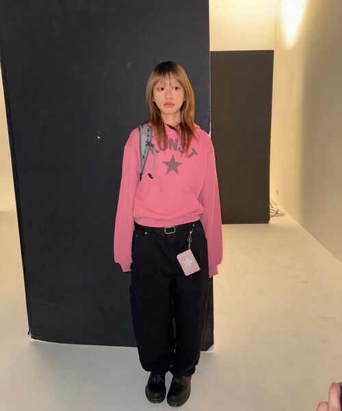 ISTKUNST(イストクンスト)の「KUNST HOODIE_PINK(IK2FSMM409A)(パーカー・レディース・ピンク・L/S/M)」の6枚目の写真