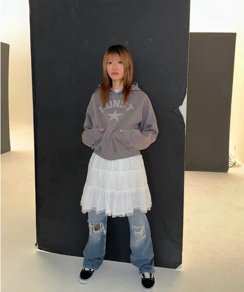 ISTKUNST(イストクンスト)の「KUNST HOODIE_PINK(IK2FSMM409A)(パーカー・レディース・ピンク・L/S/M)」の7枚目の写真