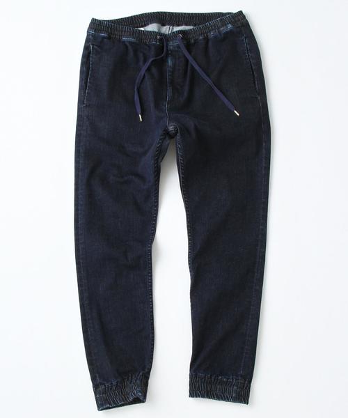 MONKEY TIME（モンキータイム）の「＜monkey time＞∴ デニム スキニー ジョガーパンツ◆（デニムパンツ・メンズ・ブラック/ネイビー/ライトブルー/ダークグレー・MEDIUM/LARGE/SMALL/X-LARGE）」の5枚目の写真