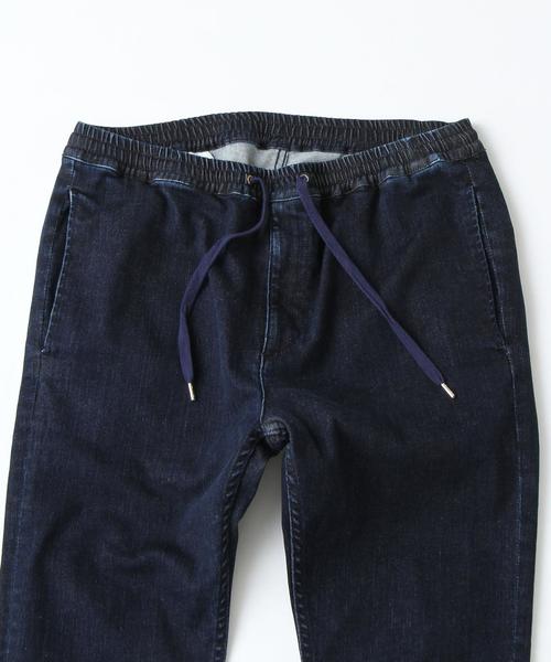 MONKEY TIME（モンキータイム）の「＜monkey time＞∴ デニム スキニー ジョガーパンツ◆（デニムパンツ・メンズ・ブラック/ネイビー/ライトブルー/ダークグレー・MEDIUM/LARGE/SMALL/X-LARGE）」の7枚目の写真