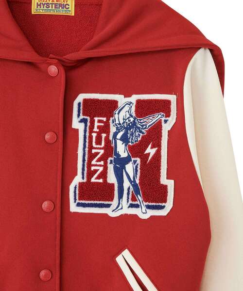 HYSTERIC GLAMOUR(ヒステリックグラマー)の「HYSTERIC FUZZ スタジャン(スタジャン・レディース・ブラック/レッド/ネイビー・FREE)」の7枚目の写真