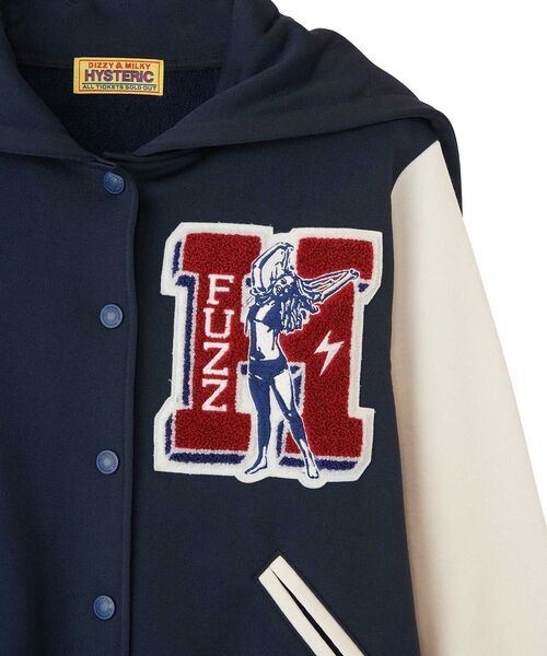 HYSTERIC GLAMOUR(ヒステリックグラマー)の「HYSTERIC FUZZ スタジャン(スタジャン・レディース・ブラック/レッド/ネイビー・FREE)」の12枚目の写真