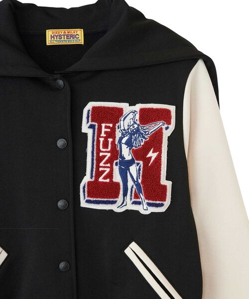 HYSTERIC GLAMOUR(ヒステリックグラマー)の「HYSTERIC FUZZ スタジャン(スタジャン・レディース・ブラック/レッド/ネイビー・FREE)」の17枚目の写真