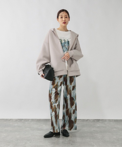 GLOBAL WORK（グローバルワーク）の「ダンボールBIGフーディ/636025（パーカー・レディース・杢グレー/ブラウン/ブラック/グレイッシュベージュ・MEDIUM/LARGE）」の17枚目の写真