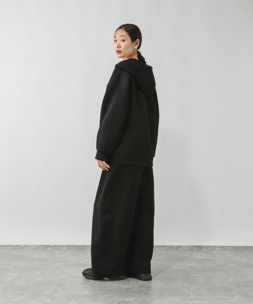 GLOBAL WORK（グローバルワーク）の「ダンボールBIGフーディ/636025（パーカー・レディース・杢グレー/ブラウン/ブラック/グレイッシュベージュ・MEDIUM/LARGE）」の5枚目の写真