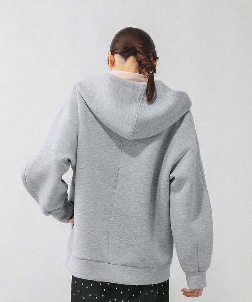 GLOBAL WORK（グローバルワーク）の「ダンボールBIGフーディ/636025（パーカー・レディース・杢グレー/ブラウン/ブラック/グレイッシュベージュ・MEDIUM/LARGE）」の10枚目の写真