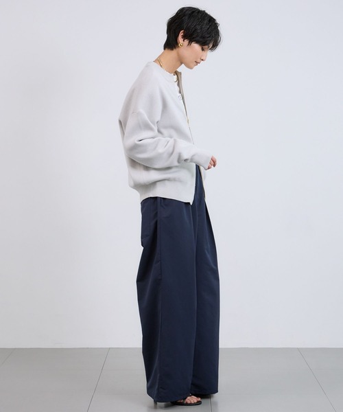 BARNYARDSTORM(バンヤードストーム)の「BARNYARDSTORM / タフタギャザーパンツ【撥水】(その他パンツ・レディース・ネイビー/ベージュ・M/S)」の11枚目の写真