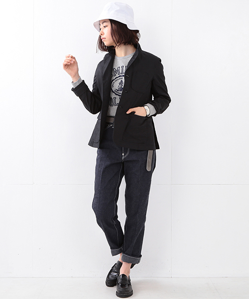 BEAMS BOY（ビームスボーイ）の「【FUDGE5月号掲載】BEAMS BOY / ダンプ 3ボタン ジャケット（テーラードジャケット・レディース・ベージュ/ネイビー・ONE SIZE）」の20枚目の写真