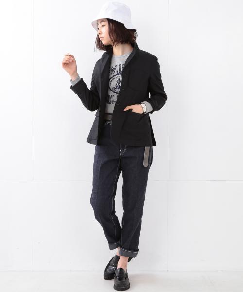 BEAMS BOY（ビームスボーイ）の「【FUDGE5月号掲載】BEAMS BOY / ダンプ 3ボタン ジャケット（テーラードジャケット・レディース・ベージュ/ネイビー・ONE SIZE）」の10枚目の写真