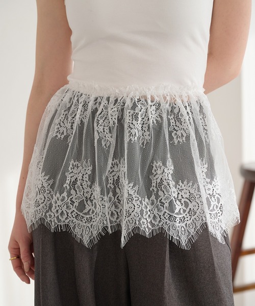 raffime（ラフィミー）の「カップ付きレースキャミソール（キャミソール・レディース・オフホワイト・フリー）」の7枚目の写真